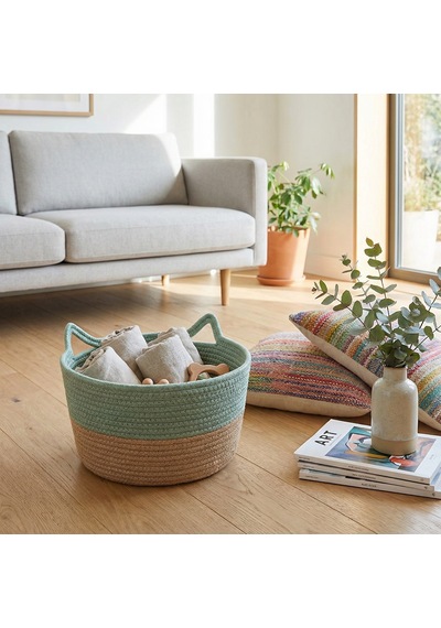 Koçtaş Kedi Kulaklı Sepet 30x18 Cm Yeşil