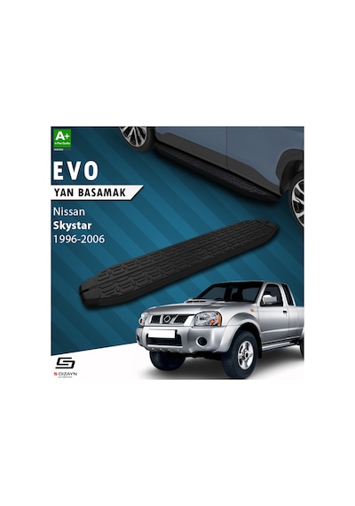 S-dizayn Nissan Skystar Evo Siyah Yan Basamak 193 Cm 1996-2006