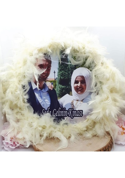 27 Cm Resimli Tef Kına Aksesuarı