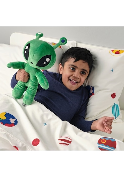 Uzaylı Alien Yumuşak Peluş Oyuncak 34 CM Yeşil Uzaylı Alien Yumuşak Peluş Oyuncak 34 CM Yeşil