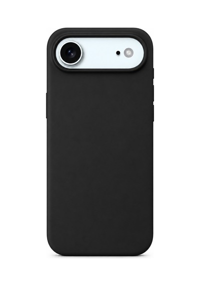 Apple iPhone 17 Air Uyumlu İçi Kadife Kaplamalı Silikon Kılıf Airline Serisi Siyah