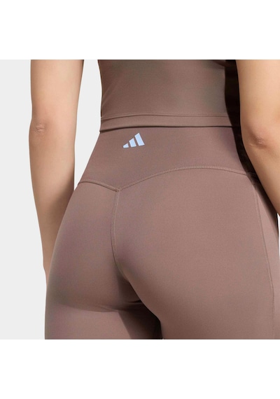 Adidas Studio All Me Kadın Kahverengi Tayt Ky1911