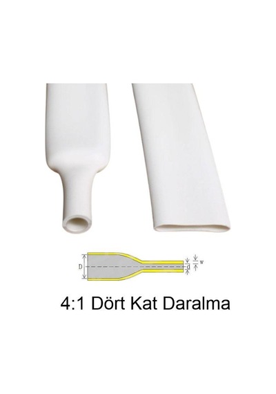 Isı İle 4:1 Daralan Makaron Boru iPad iPhone Samsung Kablo Tamir
