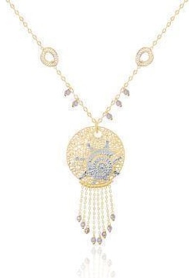 Diamond Line-Gülaylar - Sarı Altın 14 Ayar Trend Kolye N11.25319 Diamond Line-Gülaylar - Sarı Altın 14 Ayar Trend Kolye N11.25319