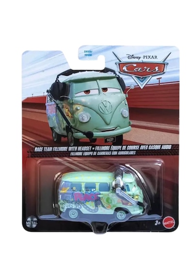 Disney Pixar Cars - Team Fillmore With Headset Volkswagen - Jmb95 Yeşil