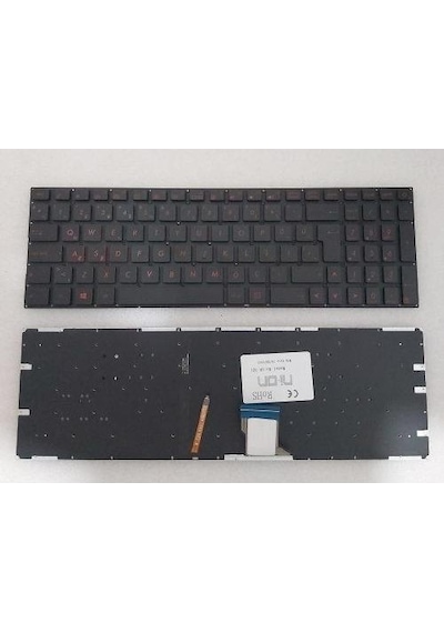 Nion Asus Fx502vm-dm105t Fx502vm-as73 Uyumlu Laptop Notebook Klavye Siyah Tr Aydınlatmalı