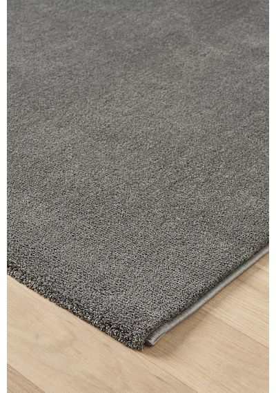 Mariesse Home Puffy Düz Renk Peluş Kalın Dokuma Kesme Yolluk Makina Dokuma Halısı 4500-antrasit