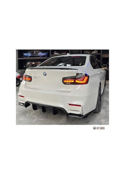 Kit Garaj Bmw F30 - F80 M3 2012-2018 Vorsteiner Set 3 Parça Difüzör Plastik Boyasız
