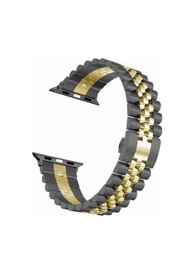 Apple Uyumlu  Watch 38 MM Krd-36 Metal Klipsli Tasarım Kordon