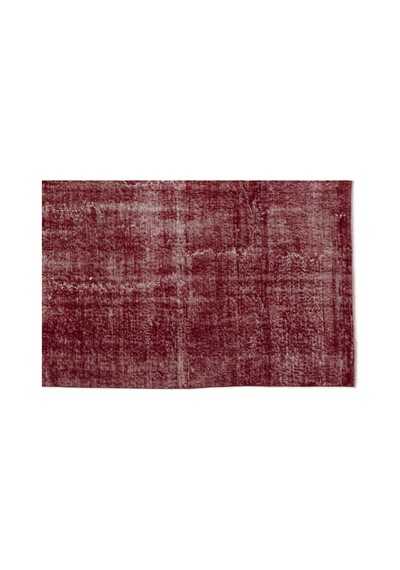 El Dokuması Vintage Yün-pamuk Kırmızı Halı 14260 203 X 310 Cm
