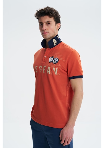 AR-MA Arma Erkek Regular Fit Likralı Pike Polo Yaka Tişört Y27374308601 Pembe