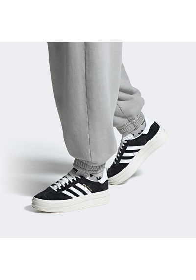 adidas Gazelle Bold Kadın Siyah Spor Ayakkabı Düz Hq6912 Siyah