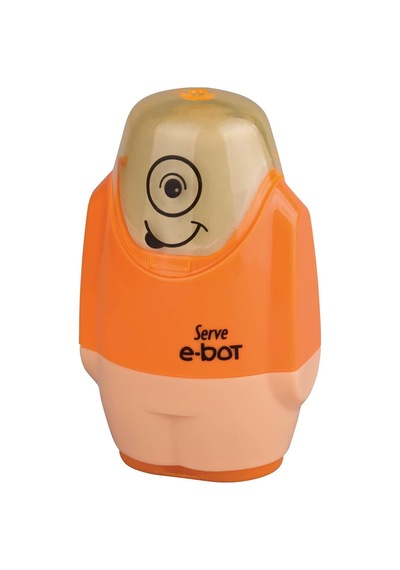 Serve E-bot Silgili Kalemtiraş Fosforlu Turuncu