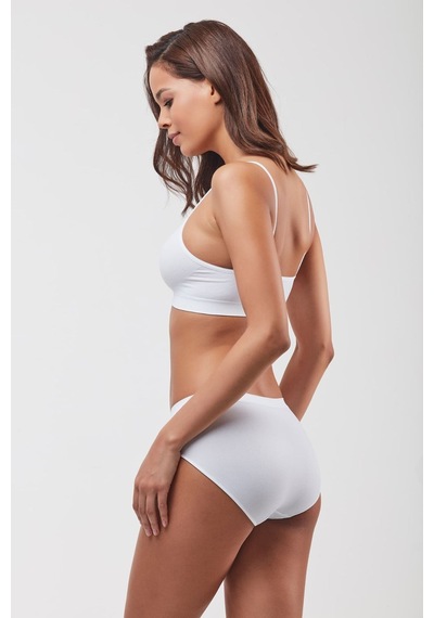 Elite Life 810 A-03 Kadın Slip Külot Beyaz