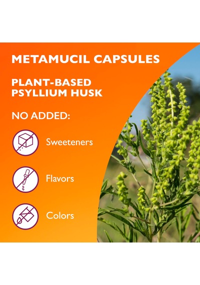 Metamucil 3-ın-1 Daily Fiber 300 Kapsül Usa Menşeii Dmmedicineden
