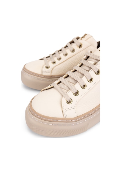 Tamer Tanca Kadın Hakiki Deri Bej Sneakers & Spor Ayakkabı 937 5022-09 Bn Ayk Y23 Bej Floter Bej