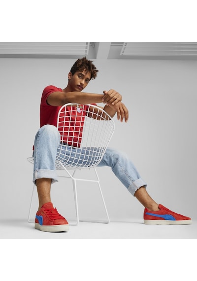 Puma Suede One Piece Erkek Sneaker-kırmızı Kırmızı