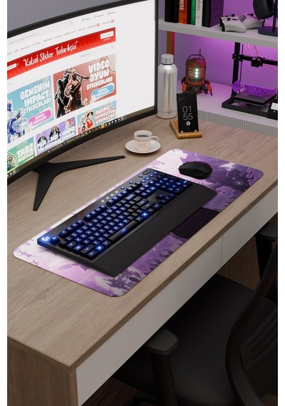 Solo Leveling Anime V5 - 70x30 Xl Gaming Kauçuk Kaymaz Taban Mouse Pad Fare Altlığı
