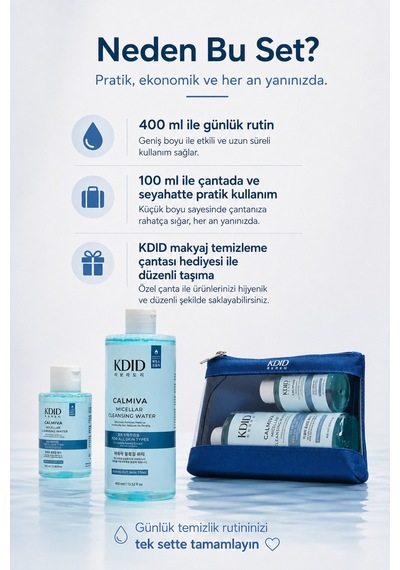 Kdid Mıceller Water For All Skın Types 400+100ml Mavi