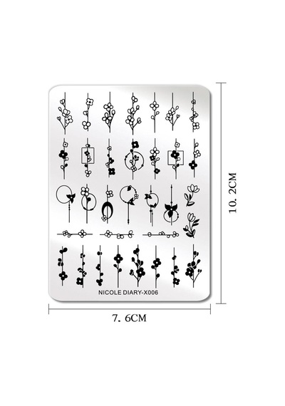 Nicole Diary Metal Stampa Tabakası X006 56253