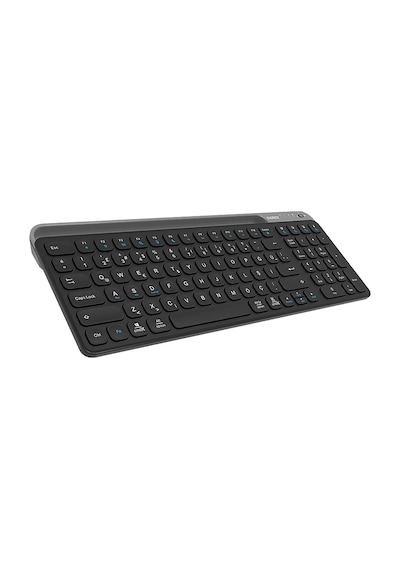 Everest Kb-bt90 Bluetooth+ 2.4ghz Telefon Tablet Standlı Şarjlı Q Mac/win/android/Apple Uyumlu iOS Kablosuz Q Klavye