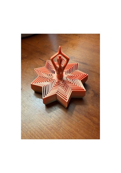 Balerin Kadın Stres Çarklı Fidget Oyuncak, Spiral Fidget - Renk Değişebilir