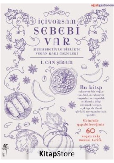 İçiyorsam Sebebi Var - Muhabbetiyle Birlikte Vegan Rakı Mezeleri - İ. Can Şiram - Oğlak Yayıncılık