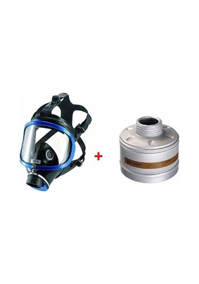 Drager X-plore 6300 Tam Yüz Maskesi + A2 Filtre - 6738855