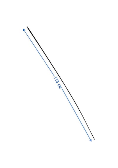 Dış Kablo 110 Cm 5 Mm - Bisklet İçin Siyah