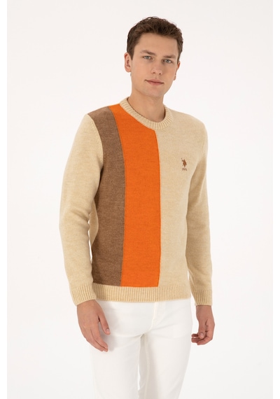 U.s. Polo Assn. Erkek Vanilya Kazak /triko 50314955-vr110 Vanılya