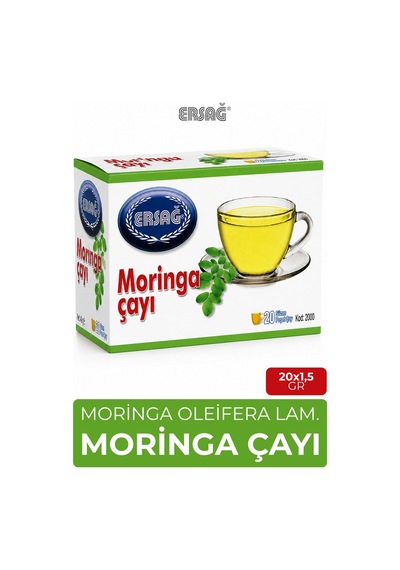 Ersağ Moringa Çayı 20 Süzen Poşet 30 G