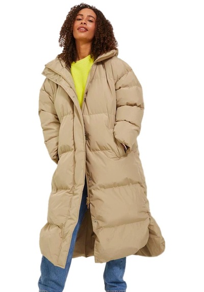 Jack & Jones Jjxx 12236531 Jxmisty Down Blend Long Puffer Otw Sn Bej 001