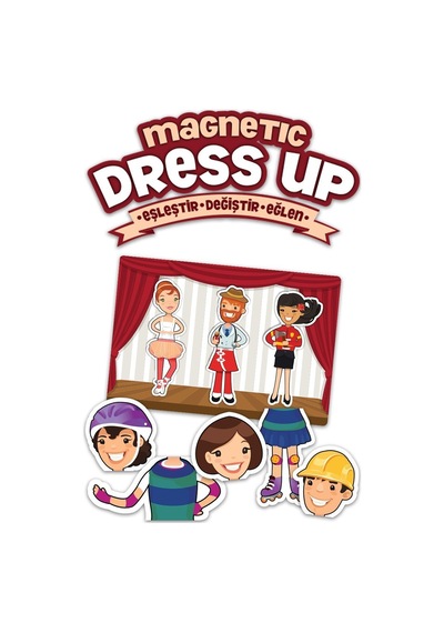 Md174 Ks Magnetic Dress Up - Eşleştir・değiştir・eğlen - 3 Yaş