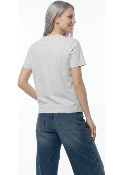 Boxy Fit Lila Kadın T-shirt Lf2042206 Mor