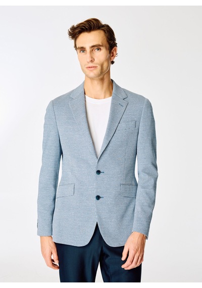 Hackett Lacivert - Beyaz Erkek Slim Fit Ceket Hm443298