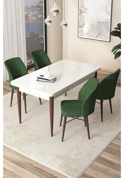Canisa Concept Arp Serisi 70x110 Sabit Mutfak Masası Takımı Beyaz Ceviz Masa 4 Haki Yeşil Sandalye Masa Beyaz/ Sandalyeler Haki Yeşili Canisa Concept Arp Serisi 70x110 Sabit Mutfak Masası Takımı Beyaz Ceviz Masa 4 Haki Yeşil Sandalye Masa Beyaz/ Sandalyeler Haki Yeşili