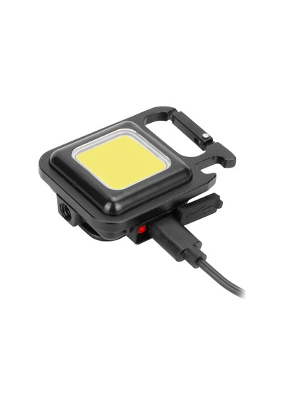 Ayt Powermaster Pm-21489 Cob Ledli 3 Fonksiyonlu Anahtarlık Şarjlı Lamba El Fener Işıldak Mıknatıslı