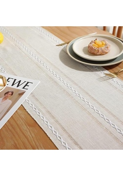 Xspring Masa Örtüsü, 13x72 Inç Rustik Çiftlik Evi Stili Keten Masa Örtüsü, Çiftlik Evi Dokuma Ev Dekorasyonu, Makinede Yıkanabilir Yemek Masası Örtüsü, Düğün, Parti, Açık Hava İçin Acı Kahverengi Xspring Masa Örtüsü, 13x72 Inç Rustik Çiftlik Evi Stili Keten Masa Örtüsü, Çiftlik Evi Dokuma Ev Dekorasyonu, Makinede Yıkanabilir Yemek Masası Örtüsü, Düğün, Parti, Açık Hava İçin Acı Kahverengi