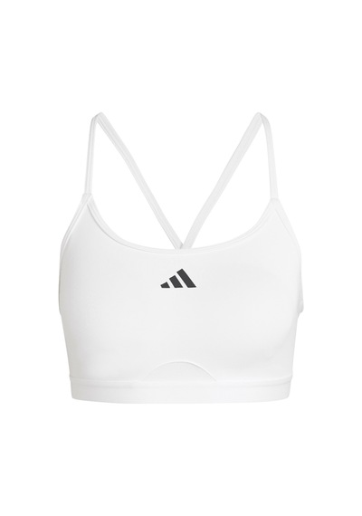 Adidas Aeroreact Training 3-stripes Sporcu Sütyeni Jg1403 Beyaz
