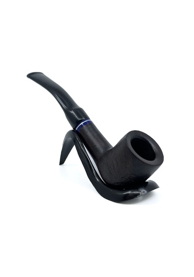 Dapper Bent Billiard Briar Gül Kökü 9 Mm Filtreli El Yapımı Pipo - 3077