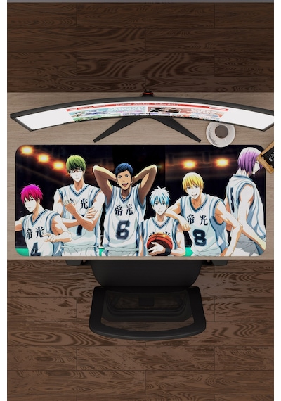 Kuroko No Basket Anime V1 - 90x40 Xxl Gaming Kauçuk Kaymaz Taban Mouse Pad Fare Altlığı