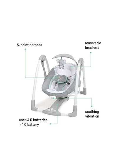Ingenuity Convertme 2'si 1 Arada Kompakt Taşınabilir Otomatik Bebek Salıncağı Ve Bebek Koltuğu, Pil Tasarrufu Sağlayan Titreşimler, Doğa Sesleri, 0-9 Ay 3-9 Kg Swell Açık Bej Ingenuity Convertme 2'si 1 Arada Kompakt Taşınabilir Otomatik Bebek Salıncağı Ve Bebek Koltuğu, Pil Tasarrufu Sağlayan Titreşimler, Doğa Sesleri, 0-9 Ay 3-9 Kg Swell Açık Bej