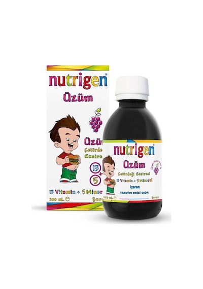 Nutrigen Üzüm Çekirdeği Ekstreli Pediatrik Şurup 200 Ml