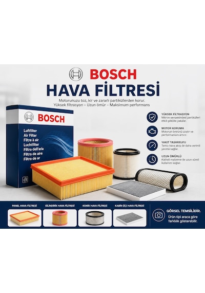 Bosch Fiat Egea 1.3 Multijet 95 Hp Hava Filtresi 2015-2026