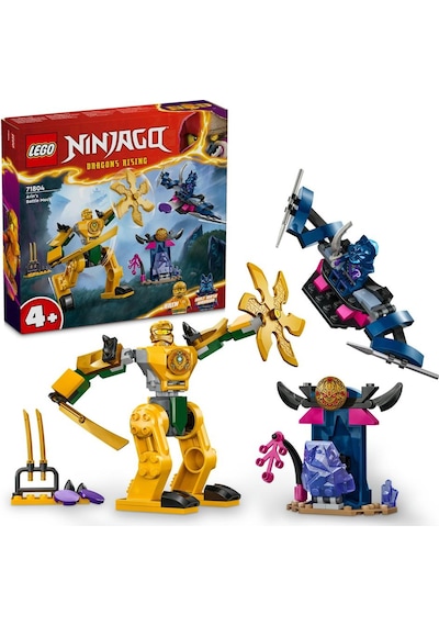 LEGO® Ninjago Arin’in Savaş Robotu 71804 4+ Yaratıcı Oyuncak Yapım Seti - 104 Parça