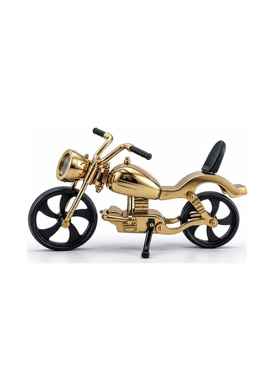 Pirinç Motosiklet Maketi Dekoratif Motor Modeli