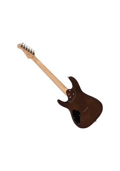 Valler Fts250 Mat Koyu Kahve Okoume Ağacı Hh Perdesiz Elektro Gitar