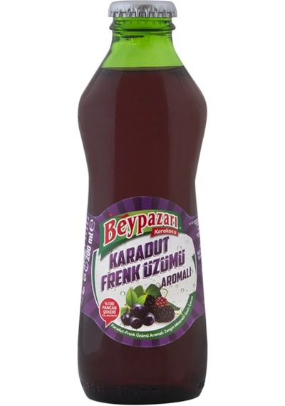 Beypazarı Karadut Frenk Üzümü Maden Suyu 200 Ml X 24 Adet