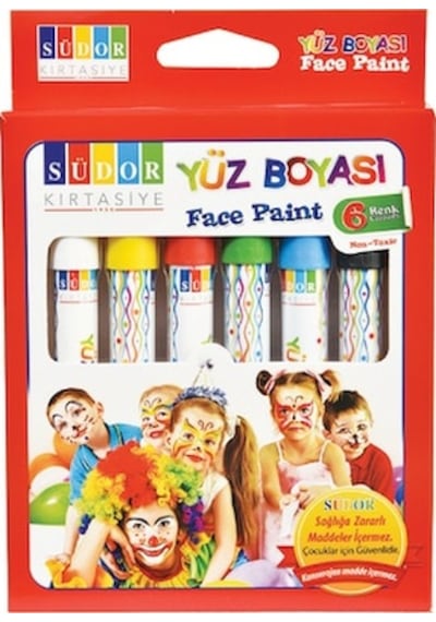 Südor Yüz Boyası 6  Renk
