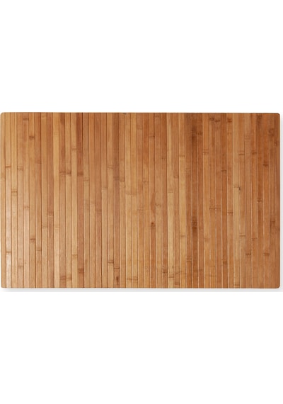 Bambu Kaydırmaz Tabanlı Paspas Banyo Kapı Ve Çok Amaçlı (447067625) Camel